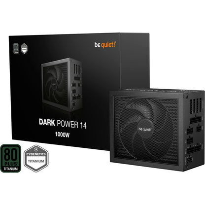 be quiet! DARK POWER 14 1000W Power Supply (Black, 1x 12-Pin High Power GPU Connector, 4x PCIe, Modular Cables, 1000 Watts)