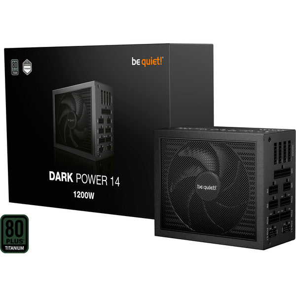 be quiet! DARK POWER 14 1200W Power Supply (Black, 2x 12-Pin High Power GPU Connectors, 4x PCIe, Fully Modular Cable Management, 1200 Watts)