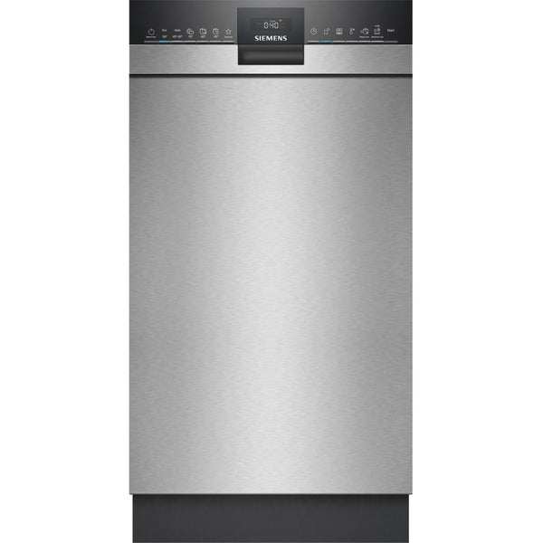 Siemens SR43ES25ME iQ300 (edelstahl (gebürstet)/schwarz, 45 cm, Home Connect)