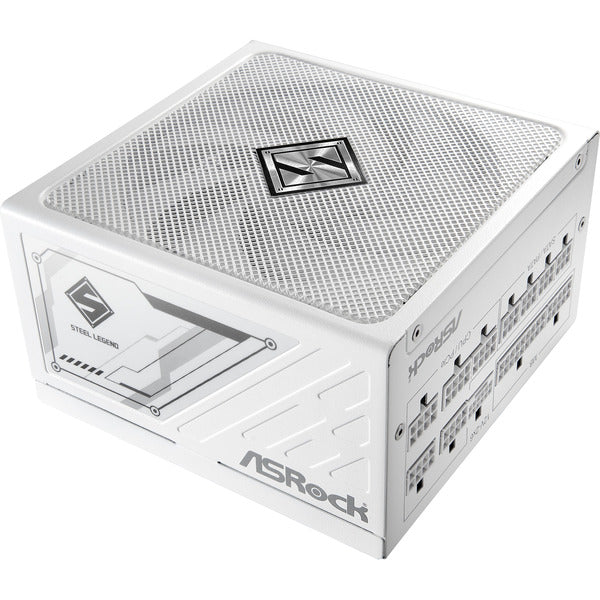 Asrock Steel Legend SL-1000GW (weiß, 1x 12-Pin High Power GPU, 3x PCIe, Kabelmanagement, 1000 Watt)