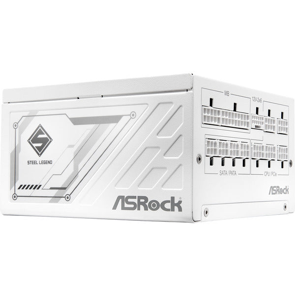 Asrock Steel Legend SL-1000GW (weiß, 1x 12-Pin High Power GPU, 3x PCIe, Kabelmanagement, 1000 Watt)
