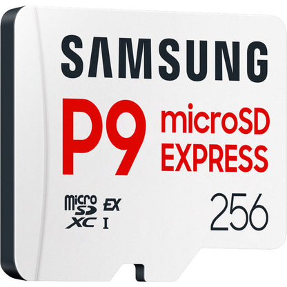 Samsung P9 Express 256 GB microSDXC (λευκό, PCIe Gen3.0x1, NVMe 1.3, SD 7.1, UHS-I)