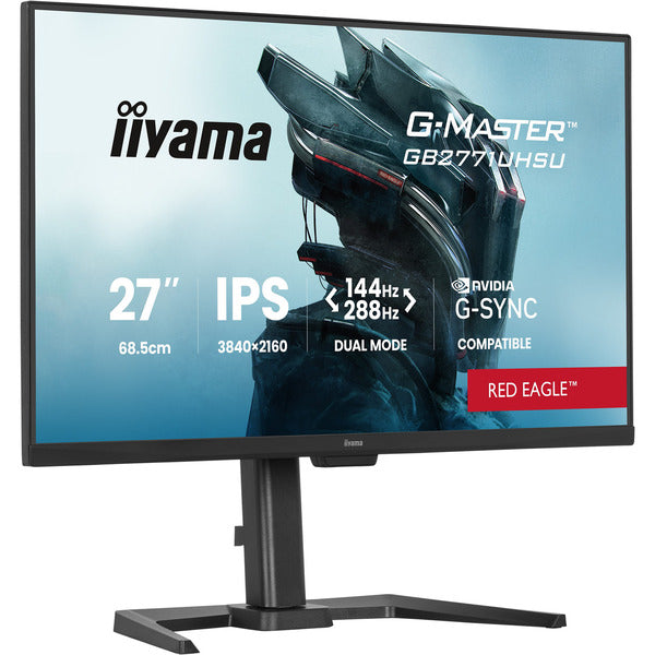 Iiyama G-Master GB2771UHSU-B1 (68.6 cm (27 Zoll), schwarz (matt), UltraHD/4K, IPS, Dual-Mode FHD 288Hz / 4K 144Hz, 144Hz Panel)