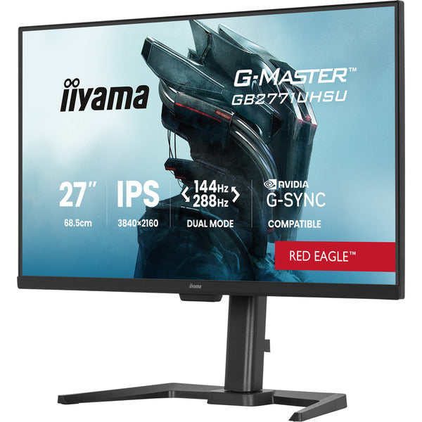 Iiyama G-Master GB2771UHSU-B1 (68.6 cm (27 Zoll), schwarz (matt), UltraHD/4K, IPS, Dual-Mode FHD 288Hz / 4K 144Hz, 144Hz Panel)