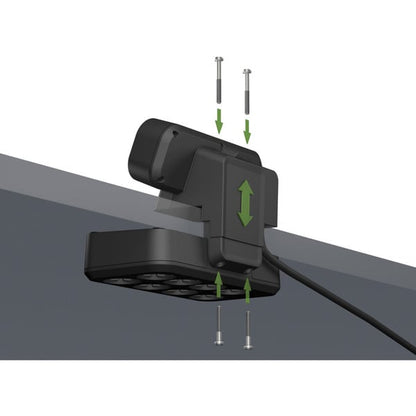 Brennenstuhl estilo Duplex Tischsteckdosenleiste 9-fach, 2x USB (schwarz/silber, 2 Meter Kabel, USB-A, USB-C, mit beleuchtetem Sicherheitsschalter)