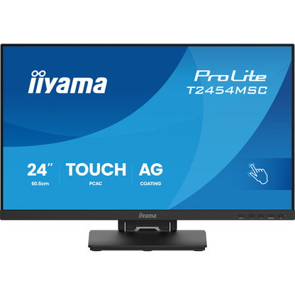 Iiyama ProLite T2454MSC-B3AG (60.5 cm (23.8 Zoll), schwarz (matt), FullHD, IPS, Touchscreen, USB-Hub)