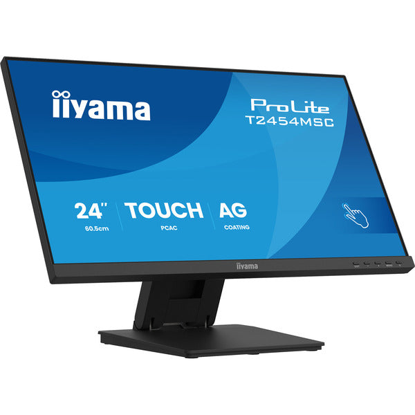 Iiyama ProLite T2454MSC-B3AG (60.5 cm (23.8 Zoll), schwarz (matt), FullHD, IPS, Touchscreen, USB-Hub)