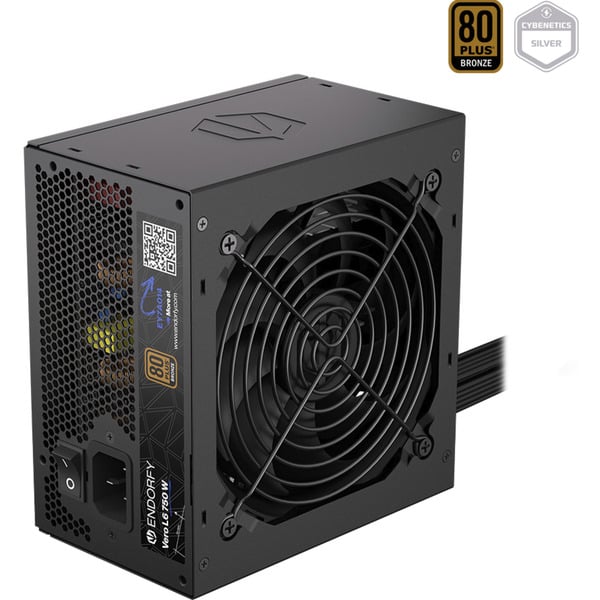 ENDORFY Vero L6 750 W (μαύρος, 1x 12-Pin Υψηλής Ικανότητας GPU, 2x PCIe, 750 Watt)