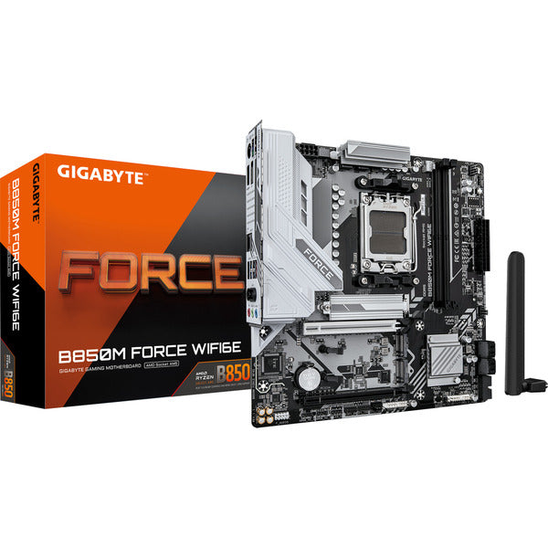 GigaByte B850M FORCE WIFI6E (Μαύρο/Πορτοκαλί)