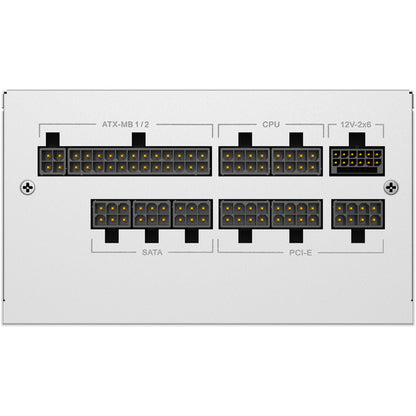 Sharkoon Rebel P20 Gen2 850 White (weiß, 1x 12 Pin High Power Anschluss, 3x PCIe, Kabelmanagement, 850 Watt)