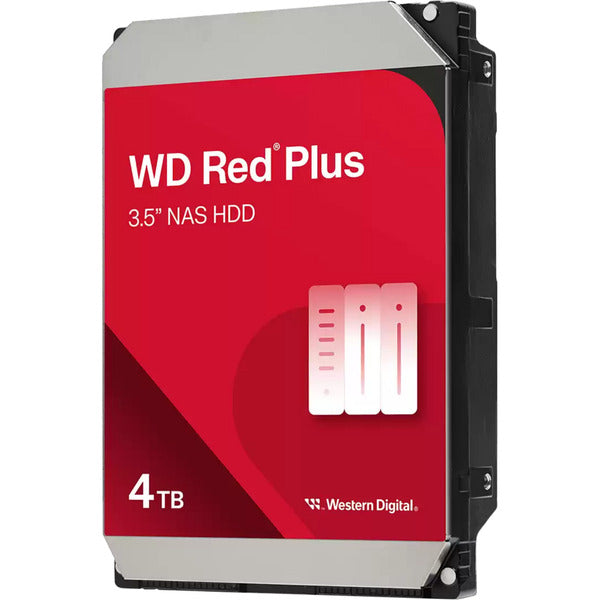 Western Digital Red Plus NAS-Festplatte 4 TB (SATA 6 Gb/s, 3,5", 24/7)