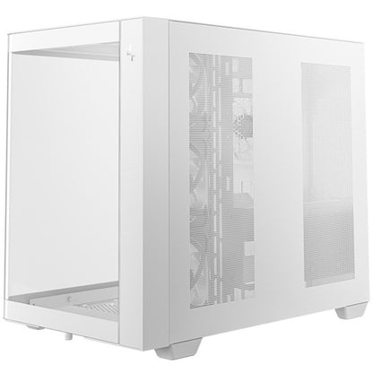 Deepcool CG530U 4F WH (weiß, Gebogene Glasvitrine)
