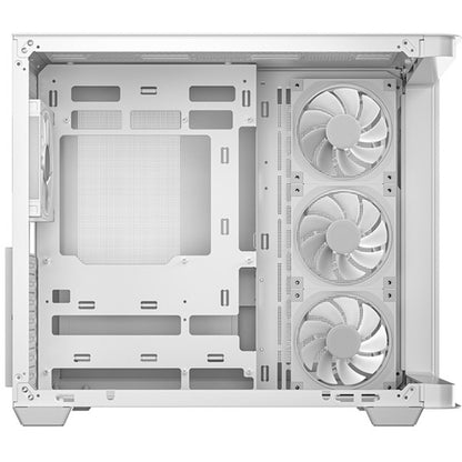 Deepcool CG530U 4F WH (weiß, Gebogene Glasvitrine)