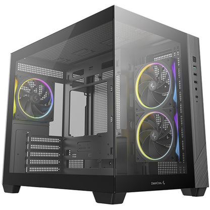 Deepcool CG330 3F (schwarz, Panorama-Design)