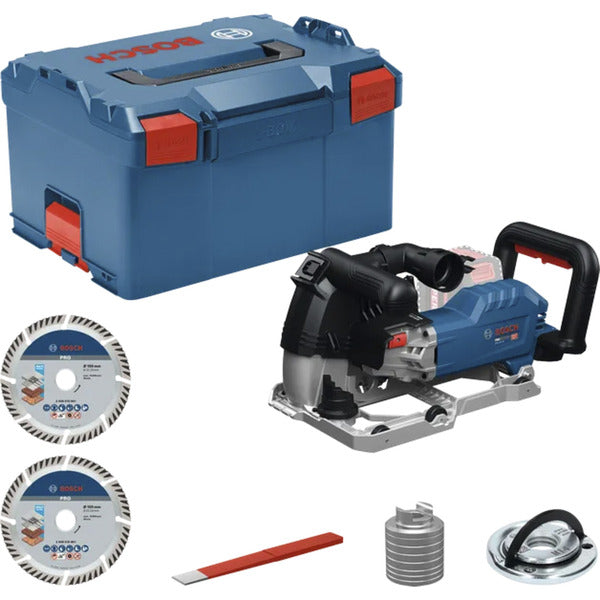 Bosch Powertools Akku-Mauernutfräse GNF 18V-40 Professional solo, 18Volt (blau/schwarz, ohne Akku und Ladegerät, in L-BOXX)