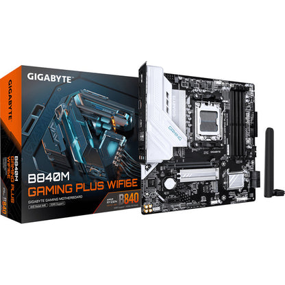 GigaByte B840M GAMING PLUS WIFI6E (schwarz/weiß)
