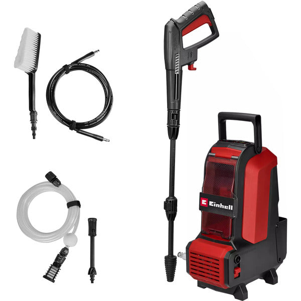 Einhell Akku-Hochdruckreiniger HYPRESSO 36/105 (rot/schwarz, ohne Akku und Ladegerät)
