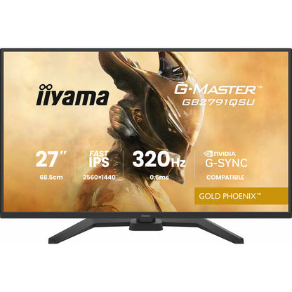 Iiyama G-MASTER GB2791QSU-B1 (68.5 cm (27 Zoll), schwarz (matt), QHD, Fast-IPS, HDMI, DP, USB-Hub, 320Hz Panel)