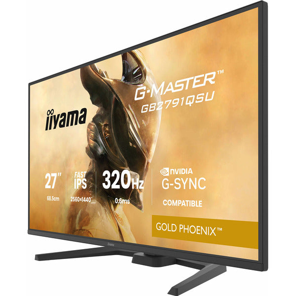 Iiyama G-MASTER GB2791QSU-B1 (68.5 cm (27 Zoll), schwarz (matt), QHD, Fast-IPS, HDMI, DP, USB-Hub, 320Hz Panel)