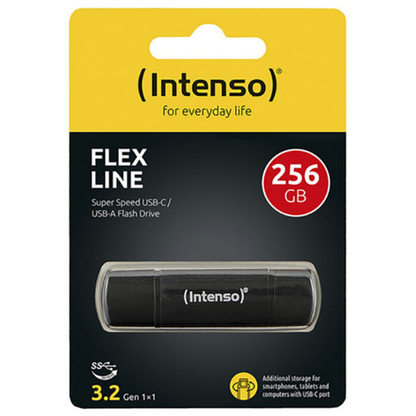 Intenso Flex Line 256 GB (schwarz, USB-C und USB-A)