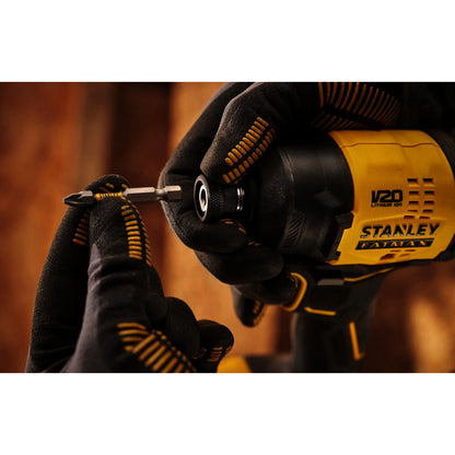 Stanley Akku-Schlagschrauber (SFMCF811D1T-QW), 18Volt (schwarz/gelb, Li-Ion-Akku 2,0Ah, Pro-Stack Koffer)