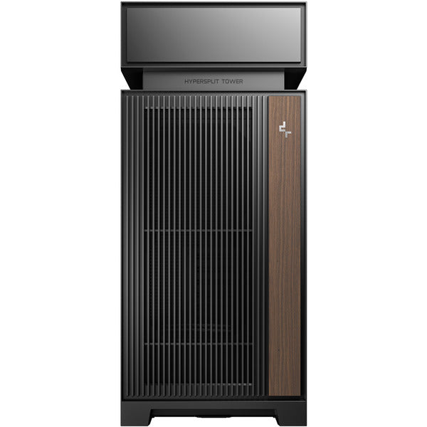 Deepcool CL6600 (schwarz/holz, Tempered Glass)
