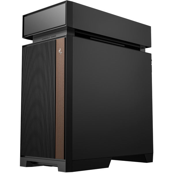 Deepcool CL6600 (schwarz/holz, Tempered Glass)