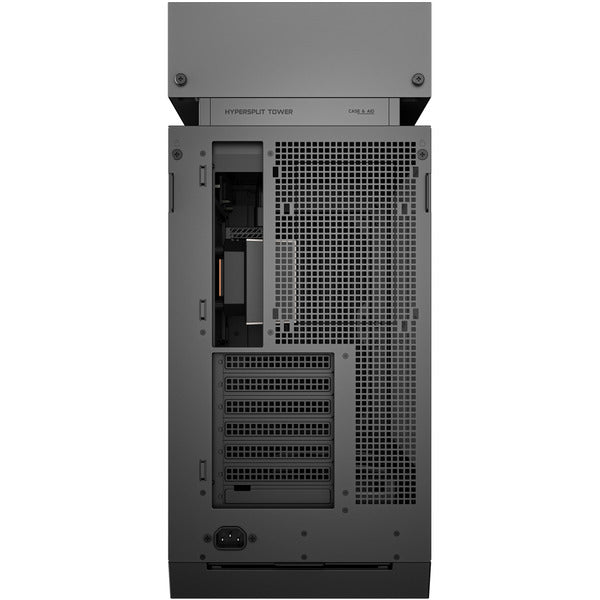 Deepcool CL6600 (schwarz/holz, Tempered Glass)
