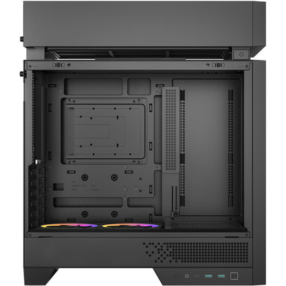 Deepcool CL660 (schwarz/holz, Tempered Glass)