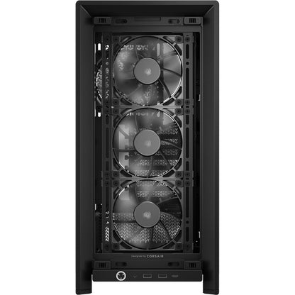Corsair FRAME 4000D WOOD RS (schwarz/holz, Tempered Glass)