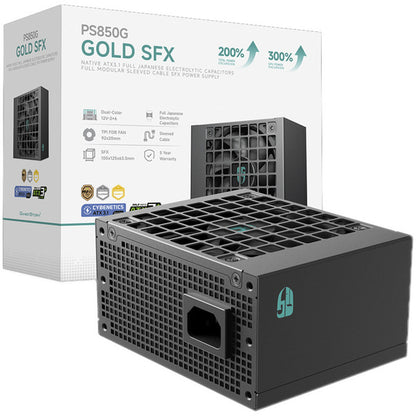 Deepcool GAMER STORM PS850G (schwarz, 1x 12-Pin High-Power GPU, 3x PCIe, Kabelmanagement, 850 Watt)