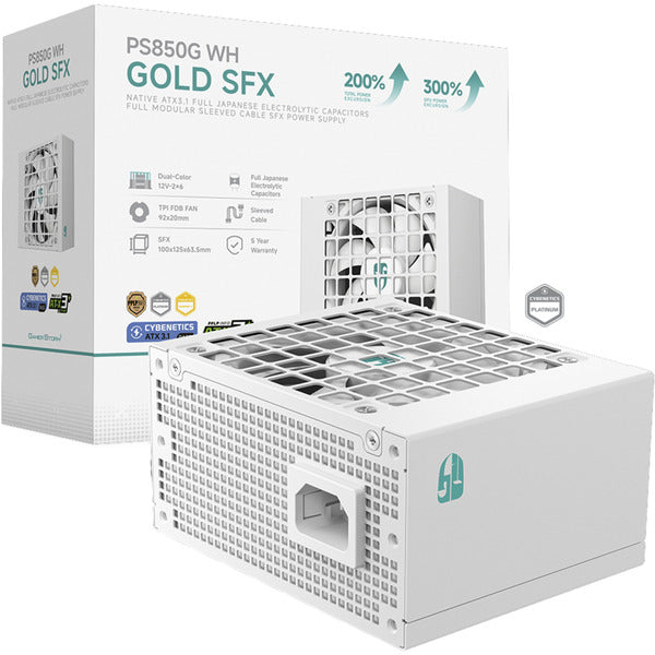 Deepcool GAMER STORM PS850G (weiß, 1x 12-Pin High-Power GPU, 3x PCIe, Kabelmanagement, 850 Watt)