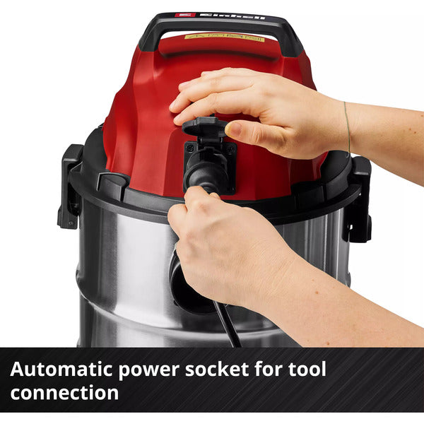 Einhell TC-VC 3055 SA, Nass-/Trockensauger (silber/rot)