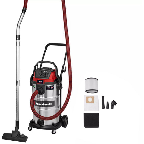 Einhell TE-VC 4090 SACL, Nass-/Trockensauger (silber/rot)