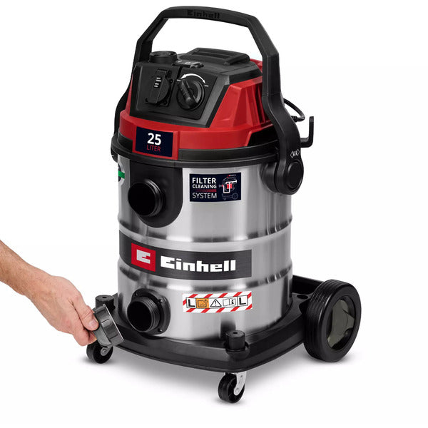 Einhell TE-VC 2580 SACL, Nass-/Trockensauger (silber/rot)