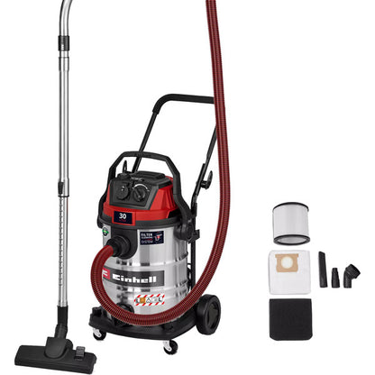 Einhell TE-VC 3080 SACL, Nass-/Trockensauger (silber/rot)