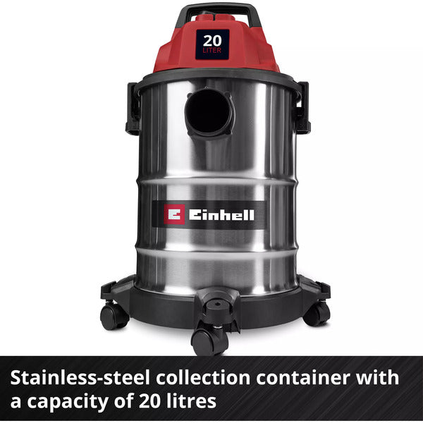 Einhell TC-VC 2045 S, Nass-/Trockensauger (silber/rot)