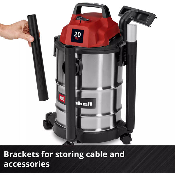 Einhell TC-VC 2045 S, Nass-/Trockensauger (silber/rot)