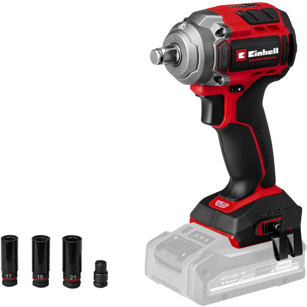 Einhell Professional Akku-Schlagschrauber TP-CW 18/350-C Li BL - Solo, 18Volt (rot/schwarz, ohne Akku und Ladegerät)
