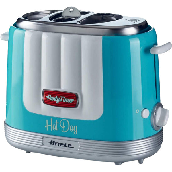 Ariete Hot Dog Maker Party Time (hellblau/silber, 650 Watt, 50's Style)