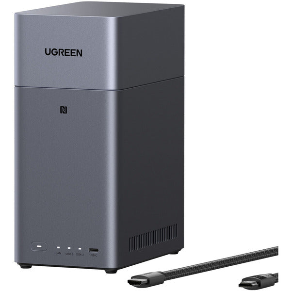 Ugreen DH2300 Bundle mit 2x Seagate IronWolf NAS 4 TB CMR (schwarz)
