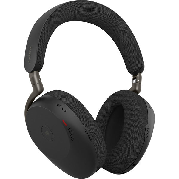 Jabra Evolve3 85 (Black, MS, USB-A Bluetooth Adapter, Wireless Charging Pad)