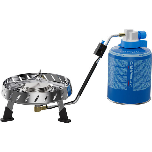 Campingaz Campingkocher Camp & Trek Connect (silber, 2 kW, Kochfläche Ø15 cm)