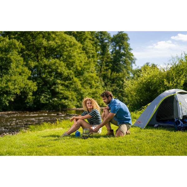 Campingaz Campingkocher Camp & Trek Connect (silber, 2 kW, Kochfläche Ø15 cm)