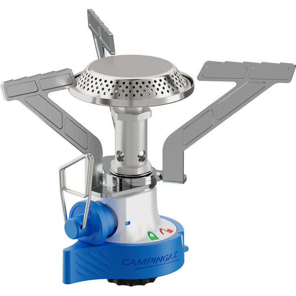 Campingaz Campingkocher Twister Connect (silber/blau, 2,9 kW)