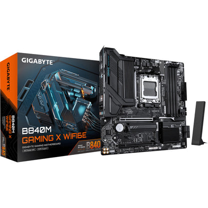 GigaByte B840M GAMING X WIFI6E (schwarz/weiß)