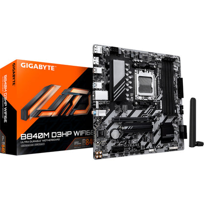 GigaByte B840M D3HP WIFI6E Micro ATX Motherboard with WIFI 6E Support