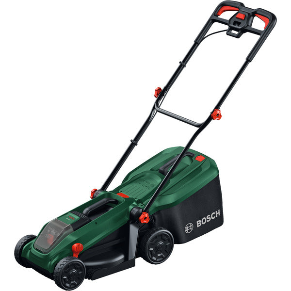 Μηχανή Κουρέματος Γκαζόν Bosch Powertools Rotak18V-32 SOLO με Μπαταρία 18 Βολτ (πράσινο/μαύρο, χωρίς μπαταρία και φορτιστή, Συνεργασία POWER FOR ALL ALLIANCE)
