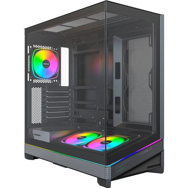 Montech SKY 3 (Black, Panorama Glass Front)