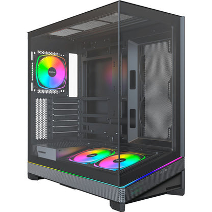 Montech SKY 3 (Black, Panorama Glass Front)